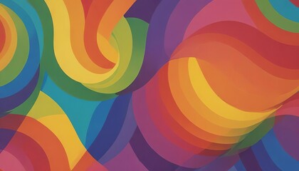 abstract colorful background with circles