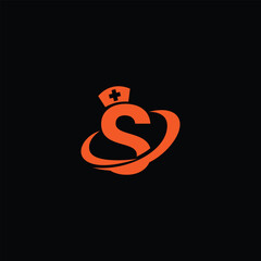Modern Clinical Care Service Logo With Letter S