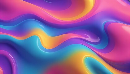 Obraz premium abstract colorful background with waves