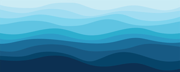 sea wave layer abstract pattern template