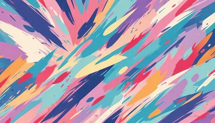 Colorful abstract background featuring stripes and geometric patterns in bright shades of yellow and pink, creating a seamless and vibrant design suitable for wallpaper or decoration