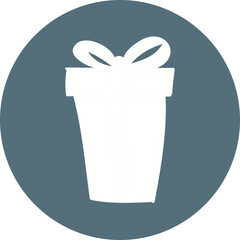 Happy birthday simple vector icon