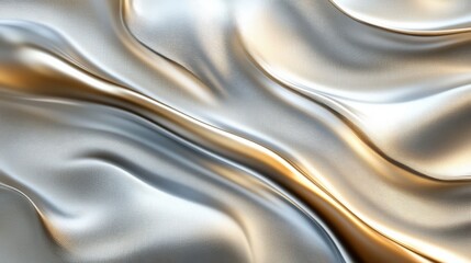 Obraz premium Soft Silver Metal Texture Smooth Background