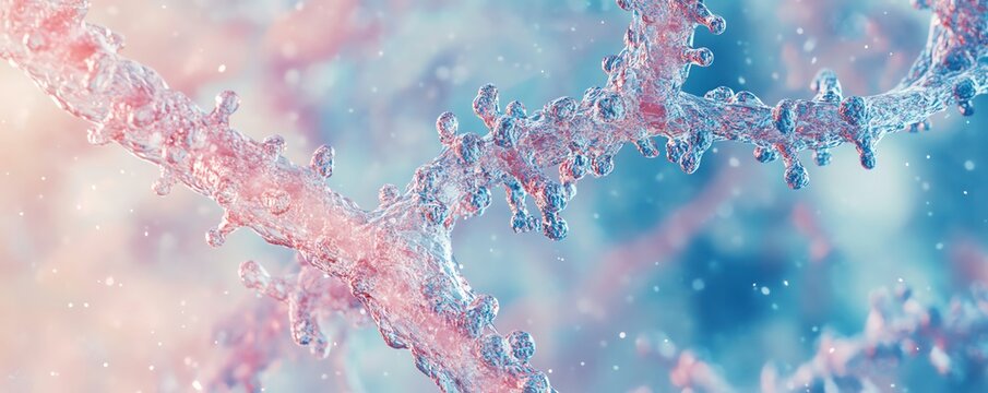 Genetic modification, CRISPRs influence on evolution, front view, Imagining the future of evolution with CRISPR, digital tone, colored pastel