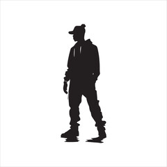 silhouette of a person