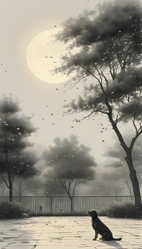 dag and moon