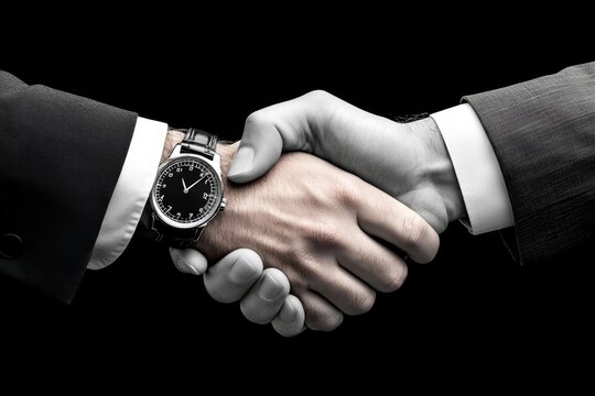 Politician subtly receiving a bribe in a handshake, capturing the covert and unethical influence of money in politics, symbolizing authority and mistrust