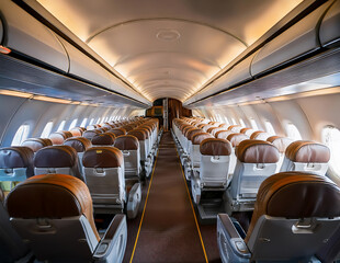 Innenraum eines Flugzeuges 