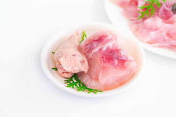 あんこうの身と肝