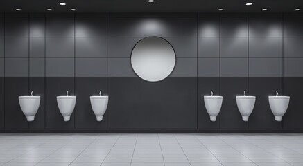 A modern public restroom