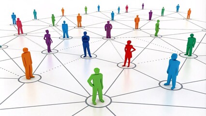 Interconnected Networks of Diverse Professionals and abstract connections V3