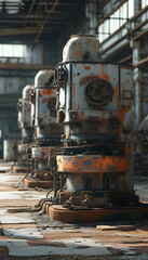 old abandoned factory