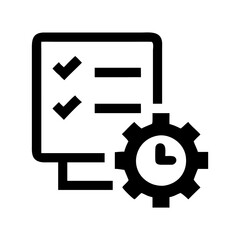 Fototapeta premium Icon of a task management tool, symbolizing productivity and organization.