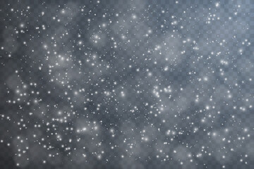 White dust light. Bokeh light glow lights background effect. Christmas background of sparkling dust Christmas glowing light bokeh light confetti lights and glitter texture overlay for your design.