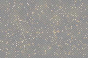 White dust light. Bokeh light glow lights background effect. Christmas background of sparkling dust Christmas glowing light bokeh light confetti lights and glitter texture overlay for your design.