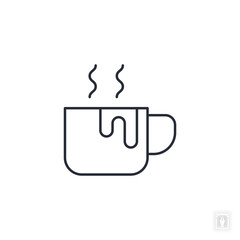 Warm cocoa icon. Warm cocoa Symbol sign for mobile concept and web design. Vector icon, Logo illustration, Vector graphics