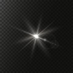 Sunlight, abstract special effect. Light effect set. Glowing isolated color transparent light effect set, lens flash, explosion, glitter, glitter, glitter, dust, line, solar flare, glitter and stars