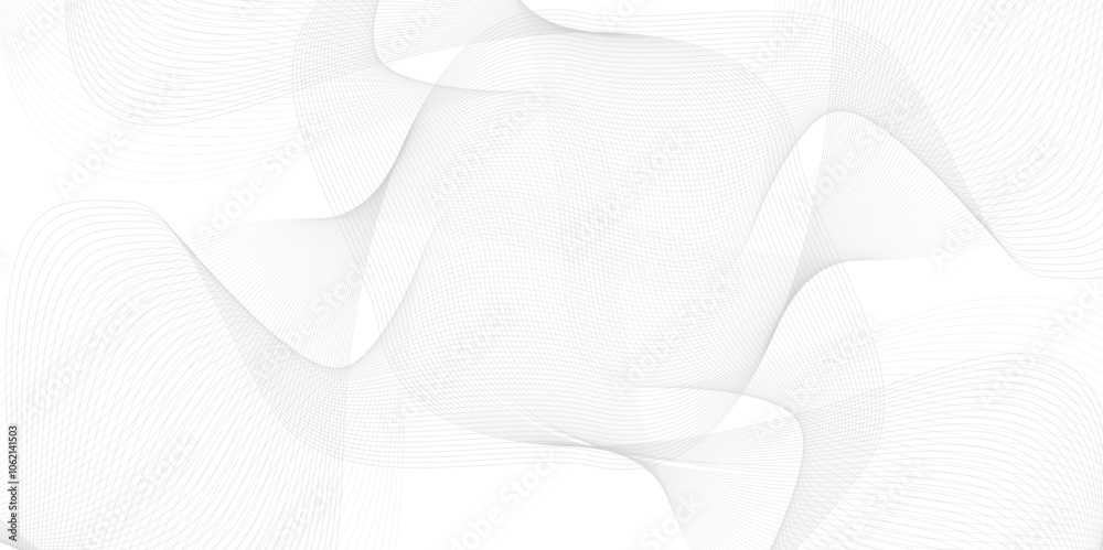 Wall mural abstract wave element for design. digital frequency track equalizer. stylized line art background. v