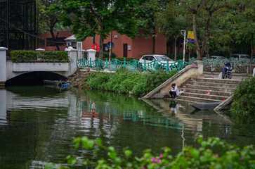 東南アジア横断中のベトナムのハノイ