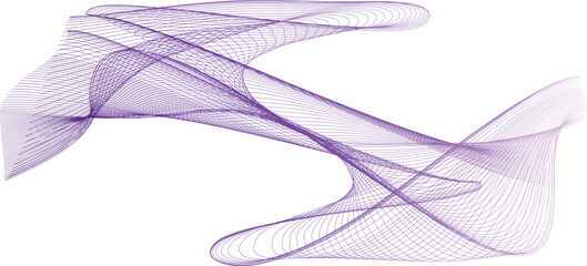 dynamic 3D mushroom wave light purple level dark purple 