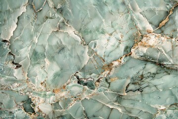 Obraz premium Green and Brown Marble Texture with Veins