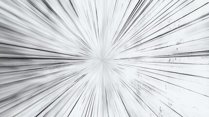 Abstract motion background with radial lines creating a sense of speed and energy in a minimalist design.
