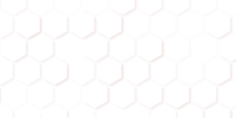 Black honeycomb on a white background. Isometric geometry. Vector seamless geometric pattern. Modern thin hexagon grid texture. 