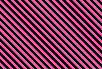 Shocking Dark Hot Pink color and black color background with lines. traditional vertical striped background texture..
