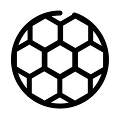 Fototapeta premium Soccer symbol - modern sports icon symbol