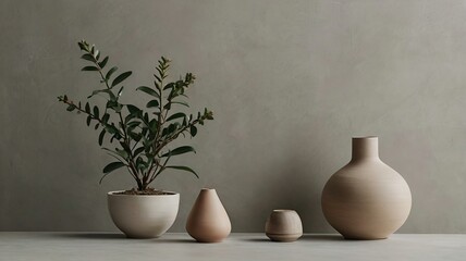 vase with flowers generative ai