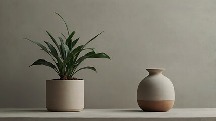 Obraz premium vase with flowers generative ai
