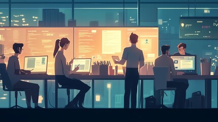 IT会社のオフィス