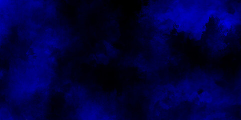 Abstract gradient bright blue background with smoke or fog, Abstract cloudy and grainy grunge background with copy space, Dark blue textured background with a vintage blue marble texture.