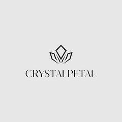 crystalpetal Modern Minimalist Logo Design for Brands