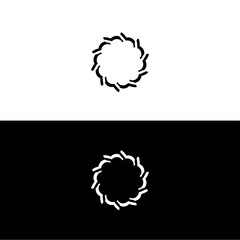 Circle vector logo design template