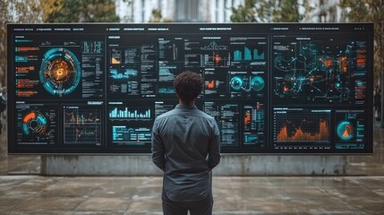 Business leader giving a presentation on digital transformation