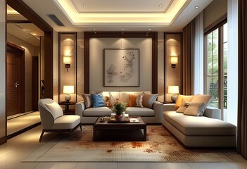 Fototapeta premium townhouse