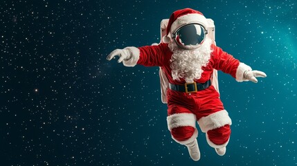 Santa Claus astronaut