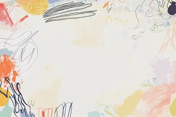 Abstract art background with colorful paint splashes