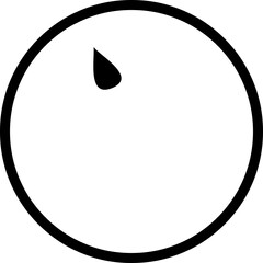 Happy birthday simple vector icon