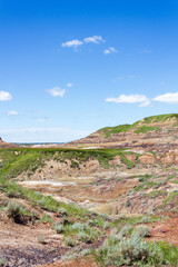 Scenic View of Rugged Rocky Landscape Under Blue Sky
