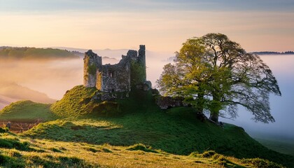 castle in the morning