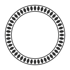 Black and white frame for logo design