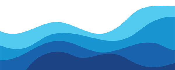 sea wave layer abstract pattern template