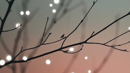 Frosted Red Berries in a Winter Wonderland: A Serene Close-Up Capturing Nature's Icy Beauty winter