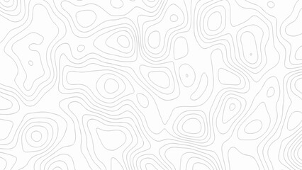 Obraz premium Geography landscape Topo contour map on white background.