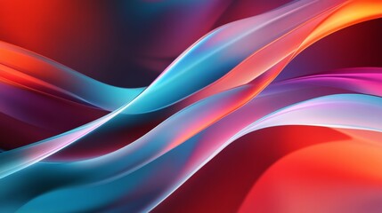 Obraz premium Wave abstract background with colorful colors