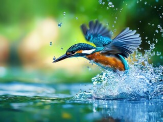 kingfisher on the branch