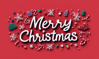 A beautifully designed and festive New Year 2025 Greeting Card featuring colorful ornaments and a pine background
