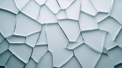 Cracked surface texture, abstract background with intricate shattered patterns.